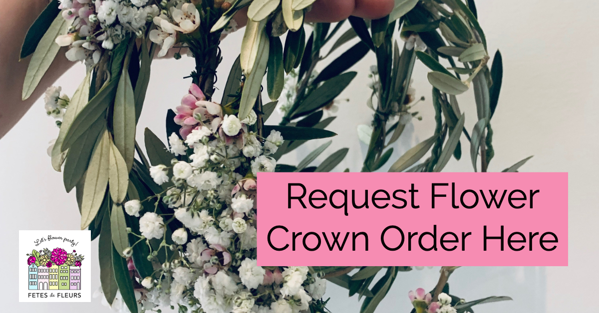 Order discount flower crown